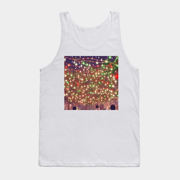 Christmas Lights Tank Top by Artieries1